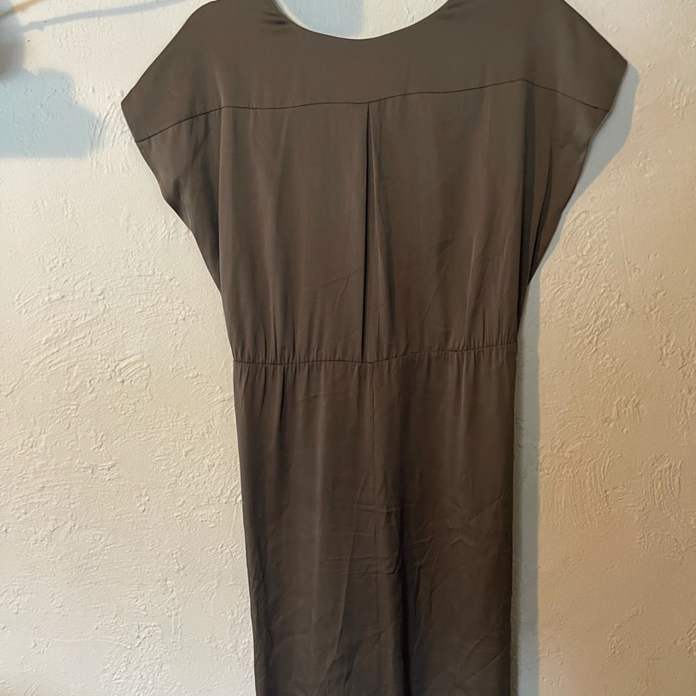 Diane Von Furstenberg Tan Silk Dress - Picture 6 of 8